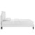 Novi Performance Velvet Full Bed MOD-6813-WHI