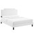 Liva Performance Velvet Full Bed MOD-6816-WHI