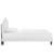 Aviana Performance Velvet Twin Bed MOD-6799-WHI