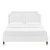 Novi Performance Velvet Full Bed MOD-6808-WHI