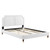 Novi Performance Velvet Full Bed MOD-6808-WHI