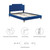 Liva Performance Velvet Full Bed MOD-6811-NAV