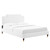 Liva Performance Velvet Full Bed MOD-6811-WHI