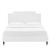 Liva Performance Velvet Full Bed MOD-6811-WHI