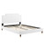 Liva Performance Velvet Full Bed MOD-6811-WHI