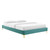 Colette Full Performance Velvet Platform Bed MOD-6888-TEA