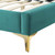 Colette Full Performance Velvet Platform Bed MOD-6888-TEA