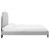 Colette Full Performance Velvet Platform Bed MOD-6889-LGR