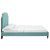 Colette Twin Performance Velvet Platform Bed MOD-6883-MIN