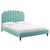 Colette Twin Performance Velvet Platform Bed MOD-6883-MIN