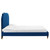 Colette Twin Performance Velvet Platform Bed MOD-6883-NAV