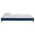 Colette Twin Performance Velvet Platform Bed MOD-6883-NAV