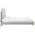 Colette Full Performance Velvet Platform Bed MOD-6888-LGR