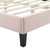 Colette Twin Performance Velvet Platform Bed MOD-6884-PNK