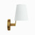 Surround Wall Sconce EEI-5643-WHI-SBR