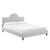 Aurora Performance Velvet Twin Bed MOD-7030-LGR