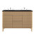 Render 48" Double Sink Bathroom Vanity EEI-5381-OAK-BLK