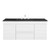 Render 48" Wall-Mount Bathroom Vanity EEI-5801-WHI-BLK