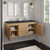 Render 48" Wall-Mount Bathroom Vanity EEI-5802-OAK-BLK