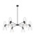 Beacon 6-Light Chandelier EEI-5648-CLR-BLK