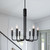 Rekindle 6-Light Chandelier EEI-5637-BLK