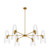 Beacon 6-Light Chandelier EEI-5648-CLR-SBR