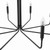 Rekindle 8-Light Chandelier EEI-5636-BLK