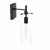 Skylark Wall Sconce EEI-5649-CLR-BLK