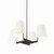 Mercer 4-Light Pendant Light EEI-5640-WHI-BRZ