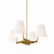 Mercer 4-Light Pendant Light EEI-5640-WHI-SBR