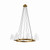 Surround 8-Light Chandelier EEI-5641-WHI-SBR