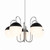 Stellar 5-Light Chandelier EEI-5658-OPA-PON