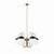 Stellar 5-Light Chandelier EEI-5658-OPA-SBR