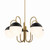 Stellar 5-Light Chandelier EEI-5658-OPA-SBR