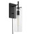 Skylark Wall Sconce EEI-5650-CLR-BLK