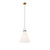 Starlight 1-Light Pendant Light EEI-5659-WHI-SBR