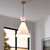 Starlight 1-Light Pendant Light EEI-5659-WHI-SBR