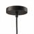 Skylark Pendant Light EEI-5652-CLR-BLK