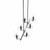 Skylark 6-Light Chandelier EEI-5651-CLR-BLK