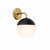 Stellar 1-Light Wall Sconce EEI-5655-OPA-SBR