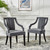 Virtue Performance Velvet Dining Chairs - Set of 2 EEI-4554-GRY