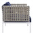 Harmony 10-Piece  Sunbrella® Basket Weave Outdoor Patio Aluminum Sectional Sofa Set EEI-4951-TAN-NAV-SET
