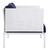 Harmony Sunbrella® Outdoor Patio Aluminum Armchair EEI-4955-WHI-NAV