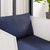Harmony Sunbrella® Outdoor Patio Aluminum Armchair EEI-4955-WHI-NAV