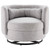 Relish Upholstered Fabric Swivel Chair EEI-5000-BLK-LGR