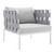 Harmony 10-Piece  Sunbrella® Outdoor Patio Aluminum Sectional Sofa Set EEI-4953-GRY-GRY-SET