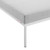 Harmony Sunbrella® Outdoor Patio Aluminum Armless Chair EEI-4959-WHI-GRY