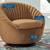 Whirr Tufted Performance Velvet Swivel Chair EEI-5004-BLK-COG
