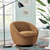 Whirr Tufted Performance Velvet Swivel Chair EEI-5004-BLK-COG