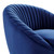 Whirr Tufted Performance Velvet Swivel Chair EEI-5004-BLK-NAV